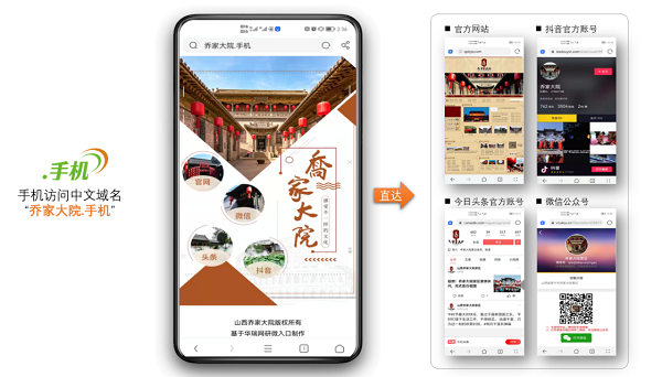 “.手机”域名完善应用环境 推动中文畅行网络